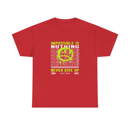 💥 "Impossible Is Nothing" Urban Graphic Tee