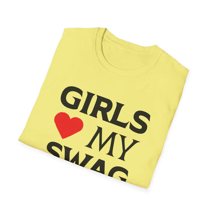 Unisex Softstyle T-Shirt, Print Girls My Swag
