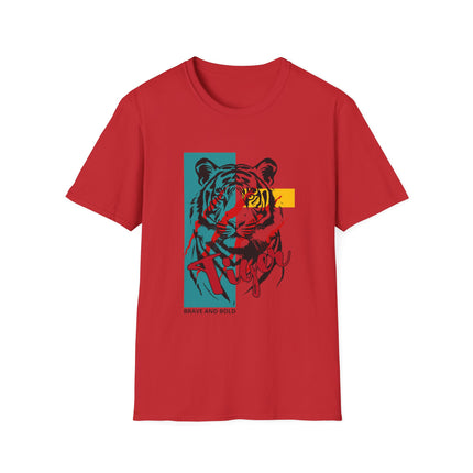 Brave and Bold – Tiger Graphic T-Shirt