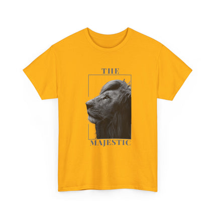 🦁 The Majestic Lion Graphic T-Shirt – White