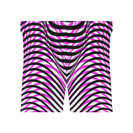 💜 "Hypnotic Pulse" High-Waist Shorts