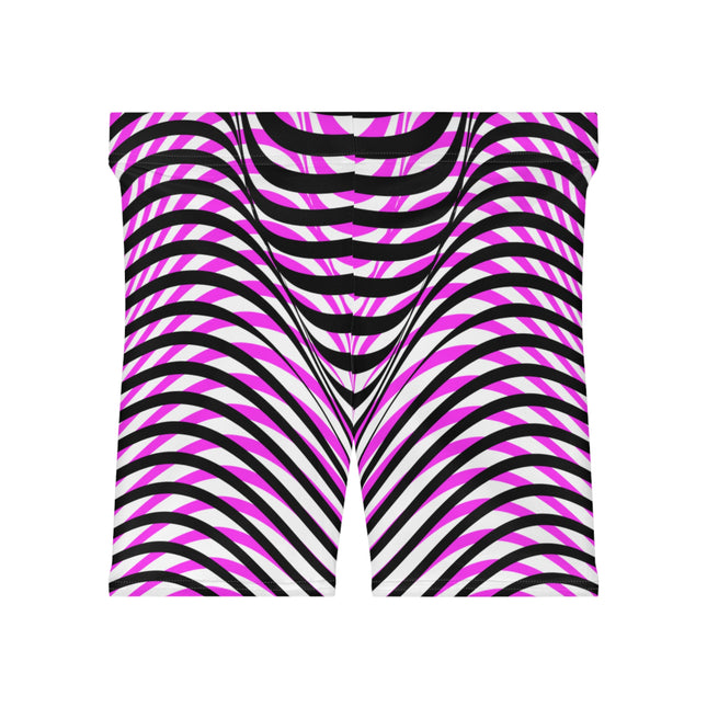 💜 "Hypnotic Pulse" High-Waist Shorts