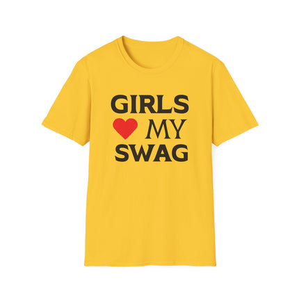 Unisex Softstyle T-Shirt, Print Girls My Swag