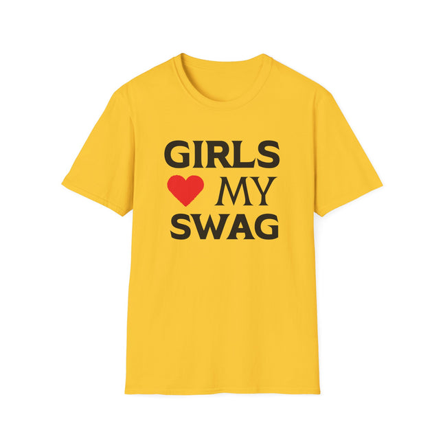 Unisex Softstyle T-Shirt, Print Girls My Swag
