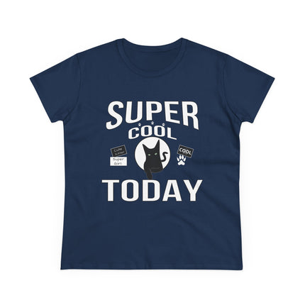 Super Cool Today T-Shirt – Cute Cat Graphic Tee