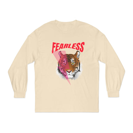 Fearless Tiger Crewneck Sweatshirt – White Edition