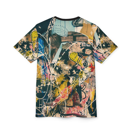 🎨 Urban Collage Art Tee – Chaos Meets Creativity
