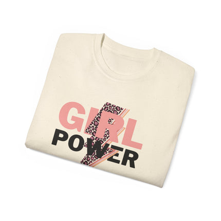 ⚡ Girl Power Leopard Bolt Tee – Fierce, Fearless, Feminine