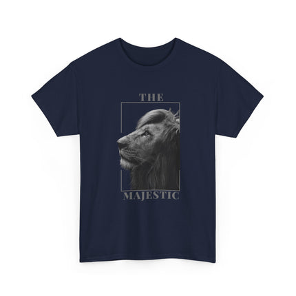🦁 The Majestic Lion Graphic T-Shirt – White