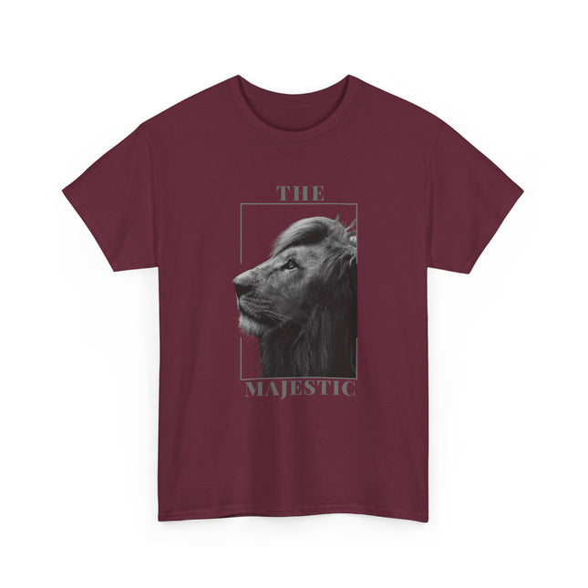 🦁 The Majestic Lion Graphic T-Shirt – White