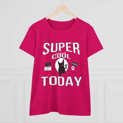 Super Cool Today T-Shirt – Cute Cat Graphic Tee
