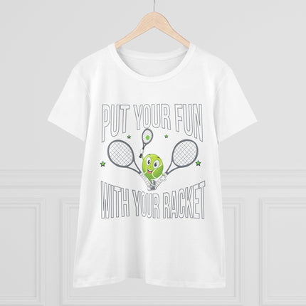 🎾 Put Your Fun with Your Racket – Tennis T-Shirt