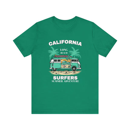 California Surfers Tee – Long Beach Vibes 🌴🏄‍♂️