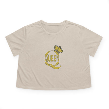 👑 Queen Q Crown Crop Tee – Rule Your Look