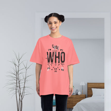 🖤 WHO IS THAT? – Oversized Street Style Tee