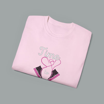 Unisex Ultra Cotton Tee, Print Time To Dance Luxury Design