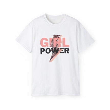 ⚡ Girl Power Leopard Bolt Tee – Fierce, Fearless, Feminine