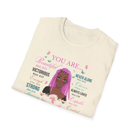 💜 You Are Empowerment Tee – Faith, Beauty & Strength
