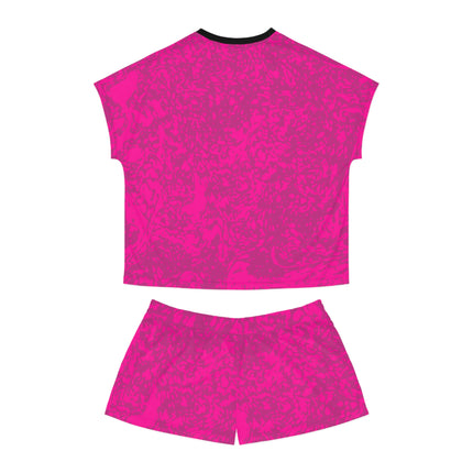Women's Pink Marble Lounge Set