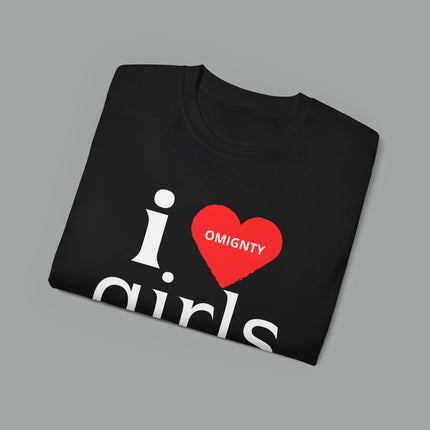 I ❤️ Girls” Tee – Pretty, Bold & Proud 💋