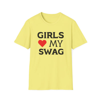 Unisex Softstyle T-Shirt, Print Girls My Swag