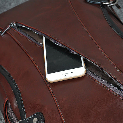 Crazy Horse Leather Backpack