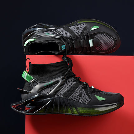 Large Size Men's Shoes Fashion Trend Shaped Soles Increase