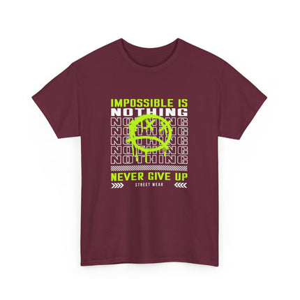 💥 "Impossible Is Nothing" Urban Graphic Tee