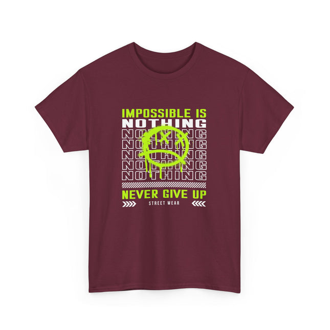 💥 "Impossible Is Nothing" Urban Graphic Tee