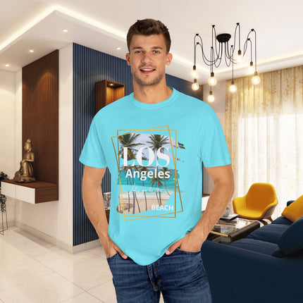 ☀️ Los Angeles Beach Vibes Graphic Tee – Black