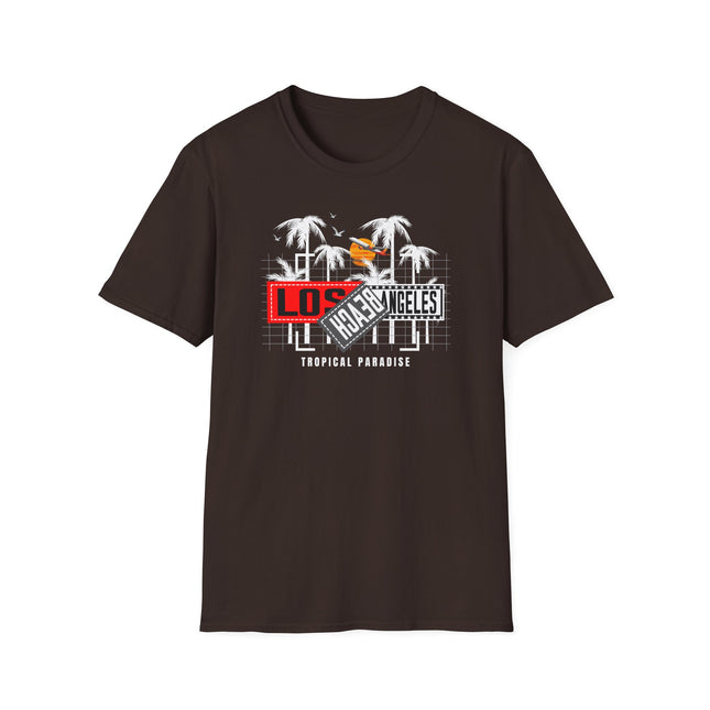 Summer Paradise Beach Tee, Unisex Softstyle T-Shirt