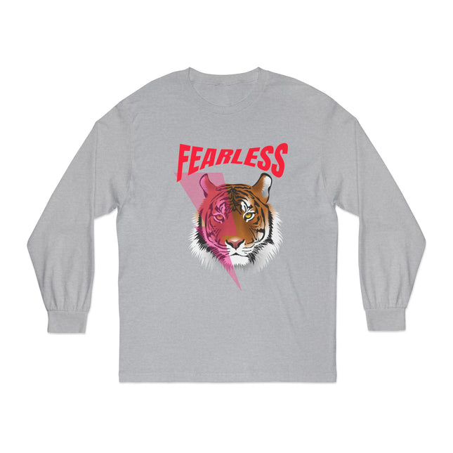 Fearless Tiger Crewneck Sweatshirt – White Edition