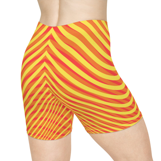 Women's Biker Shorts (AOP) Fashion Summer 100%