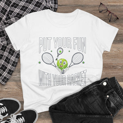 🎾 Put Your Fun with Your Racket – Tennis T-Shirt
