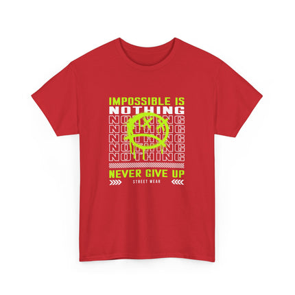 💥 "Impossible Is Nothing" Urban Graphic Tee
