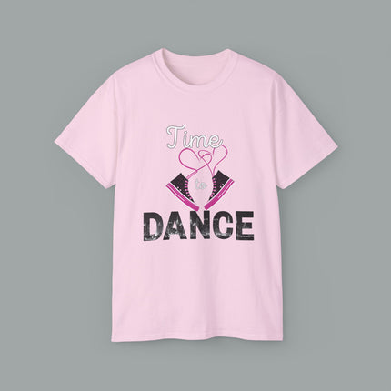 Unisex Ultra Cotton Tee, Print Time To Dance Luxury Design