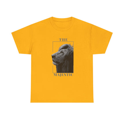 🦁 The Majestic Lion Graphic T-Shirt – White