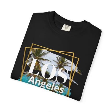 ☀️ Los Angeles Beach Vibes Graphic Tee – Black