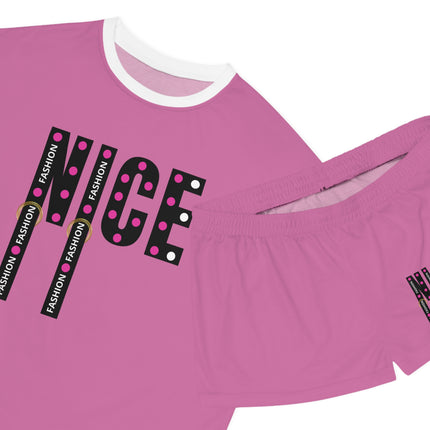 💖 NICE Fashion Lounge Set – Bold, Playful & Comfy