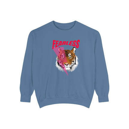 🐯 Fearless Tiger Crewneck Sweatshirt – Power in Style