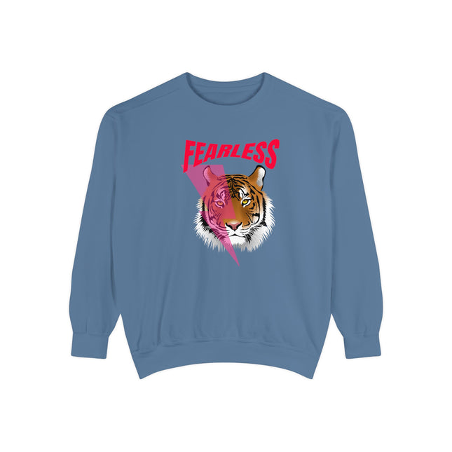 🐯 Fearless Tiger Crewneck Sweatshirt – Power in Style