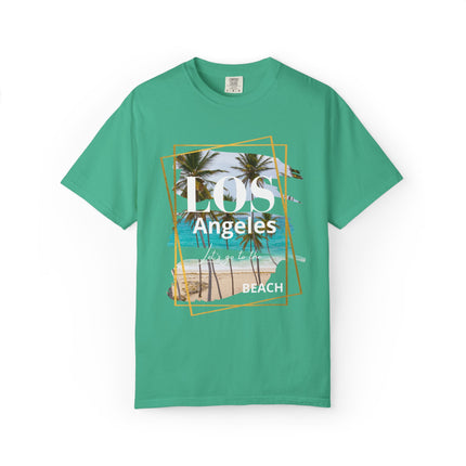 ☀️ Los Angeles Beach Vibes Graphic Tee – Black