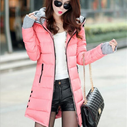 Down Padded Jacket Padded Hooded Gloves Padded Jacket Winter Coat Padded Jacket