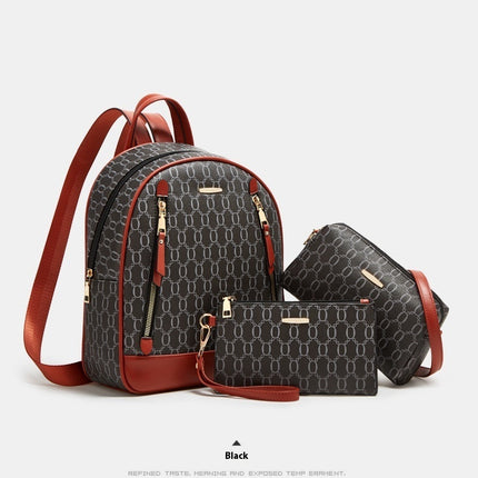 Trends Slingbackpack Three-use Women Bag Multipurpose Backpack Three-piece Set
