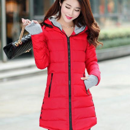 Down Padded Jacket Padded Hooded Gloves Padded Jacket Winter Coat Padded Jacket