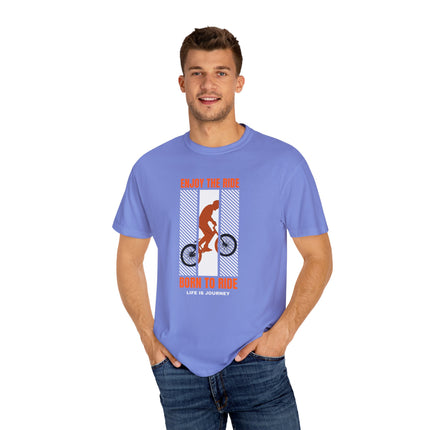 🚴 Born to Ride” Biker Graphic Tee – Life is Journey Edition