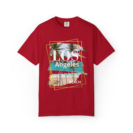 ☀️ Los Angeles Beach Vibes Graphic Tee – Black