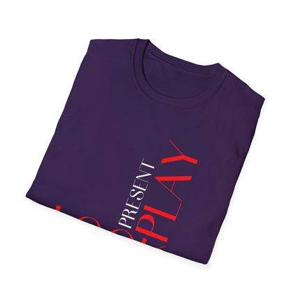 Look Forward, Play the Present” Modern Typography Tee