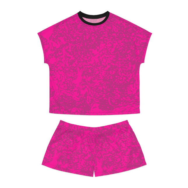 Women's Pink Marble Lounge Set