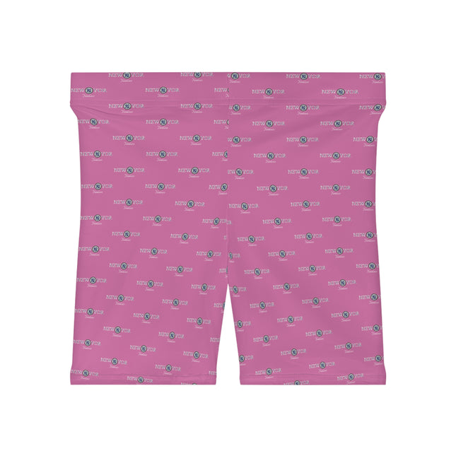 🗽 New York Dreams High-Waist Shorts – Pink Edition